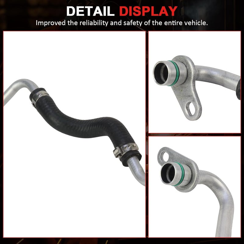 MUNIK 11537643177 Crankcase Turbocharger Pipe Suitable for BMW 340i 440i 540i 640i 740i M240i X3 X4 2016-2023 Replat # 11537643177 MX01501391 824598801 BF0422710019 - Image 3